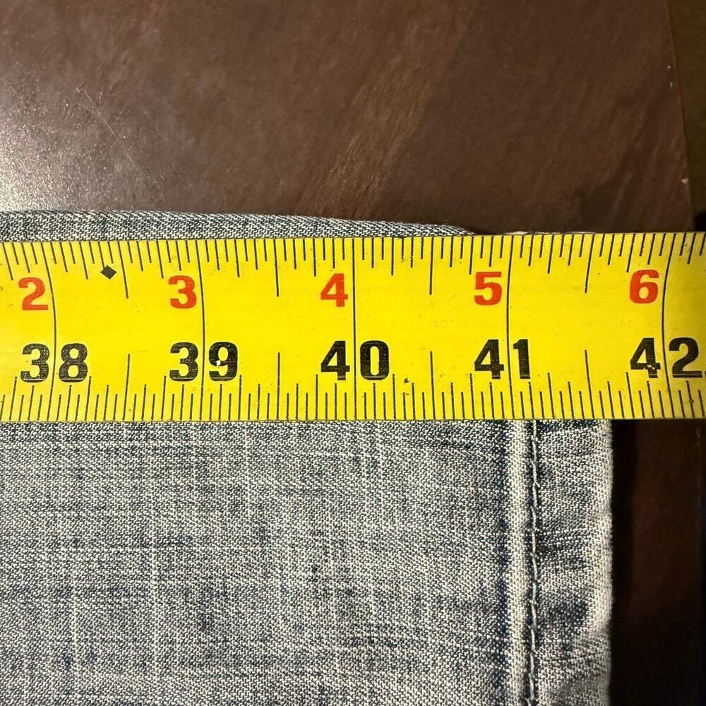 Y2K Ecko Unltd Bootcut Jeans Men’s 34 Gray Blue Wash Baggy - Picture 7 of 8